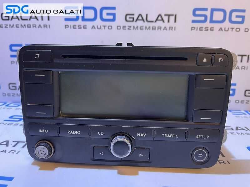 Radio CD Player cu Navigatie GPS RNS 300 VW Touran 2003 - 2010 Cod 1K0035191C 7612002042 [C1442]