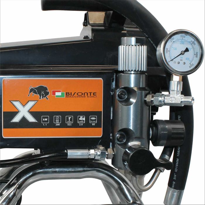 Pompa airless cu piston Bisonte PAZ20X, debit 2,0 l/min., motor 1100W