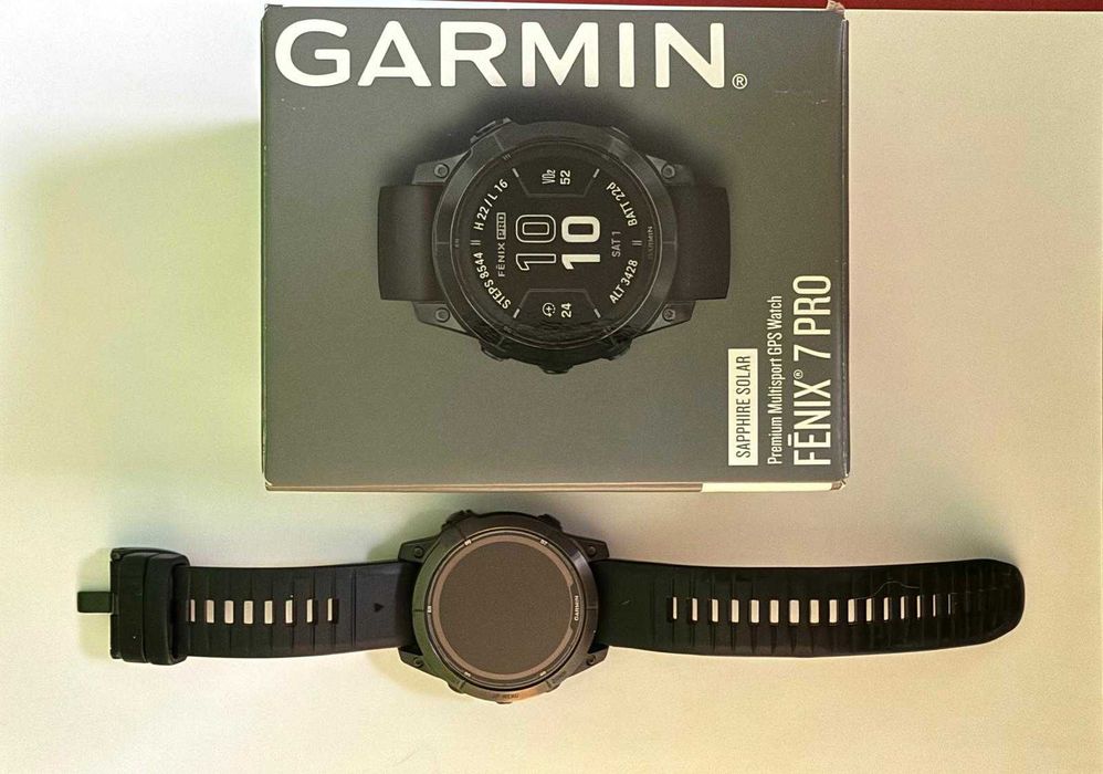 Garmin Fenix 7 Pro Sapphire Solar 47mm – Impecabil – Garanție 2027