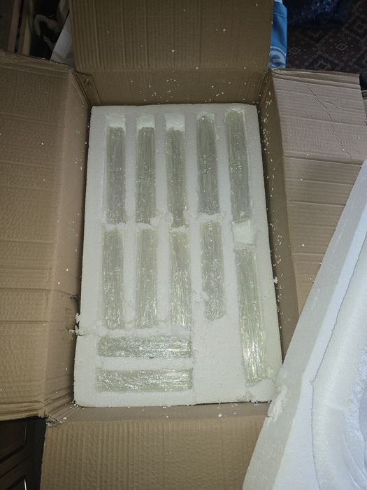 Модерен Кристален полилеи (златист 60см)