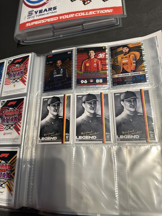 Topps F1 24 класьор колекторски карти.