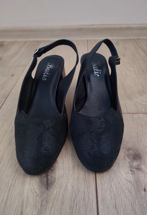 Сандали на ток Balis - естествена кожа