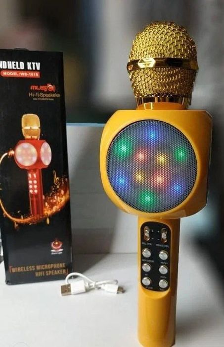 Ручной микрофон беспроводной с аудио модулем