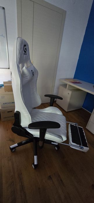 Scaun de Gaming Alb