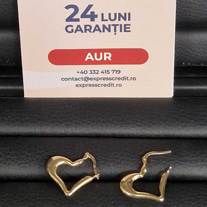 Cercei Aur 14K - 1.96 grame ( B34487 / Ag28 Doi Baieti )