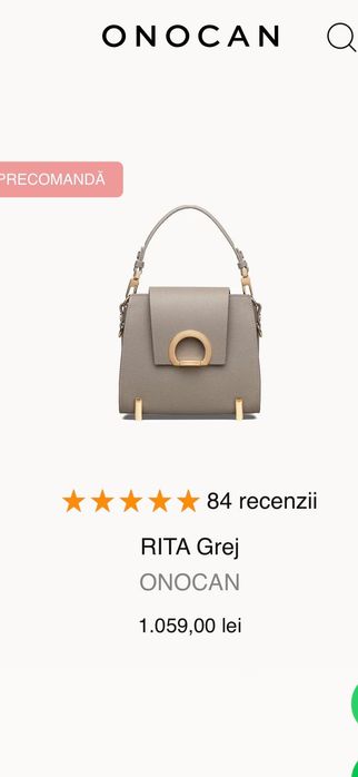 Vând poșetă Rita Grej Onocan