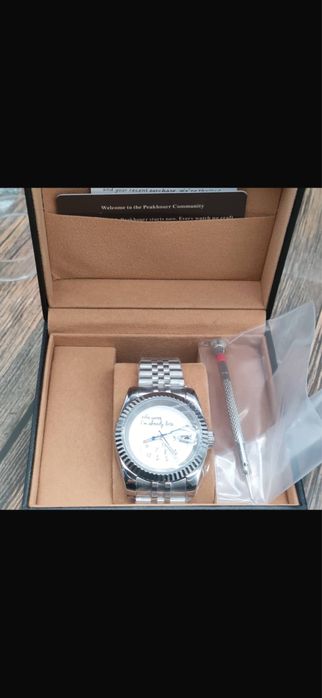 Seiko Datejust Who Cares I'm Already Late Mod NH35 Automatic
