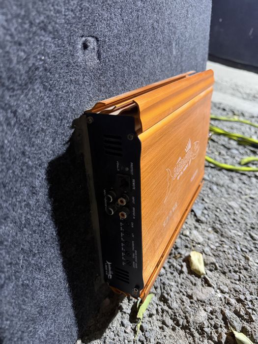 Сабвуфер + усилитель DL Audio Barracuda 1.900 V2 + провода