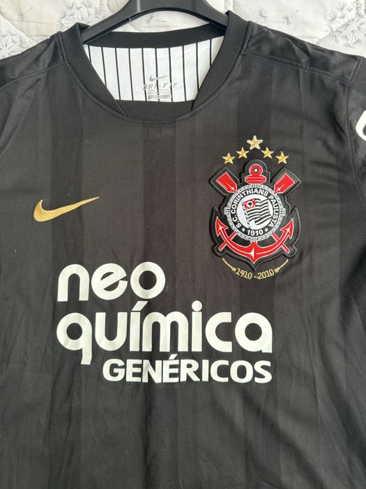 Corinthians Ronaldo R9 #9 юбилейна 1910–2010 тениска – размер -L