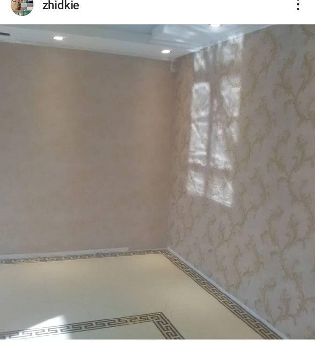 Клеим обои,мелкосрочный ремонт