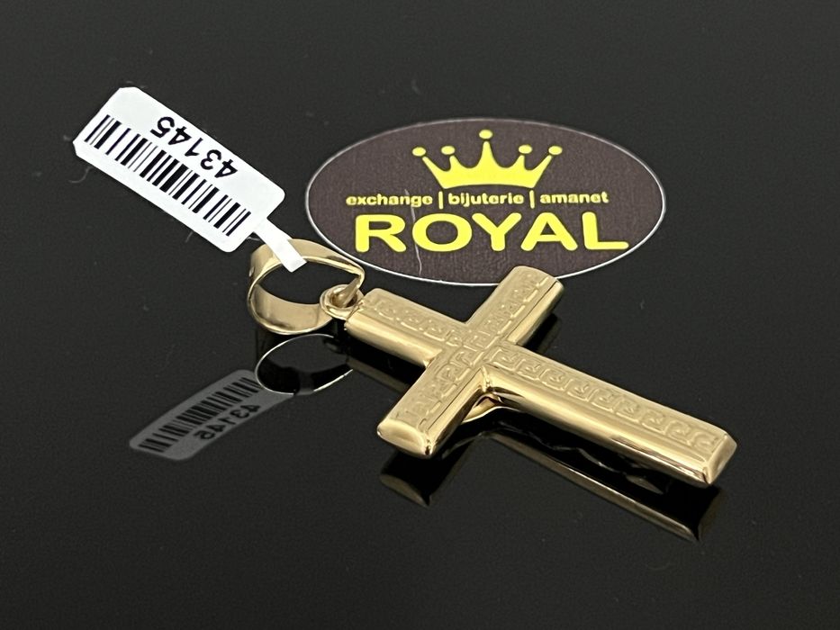Bijuteria Royal CB : Pandant cruce aur 14K 585  5,48 grame