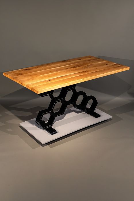 Masa dining-stejar masiv&otel