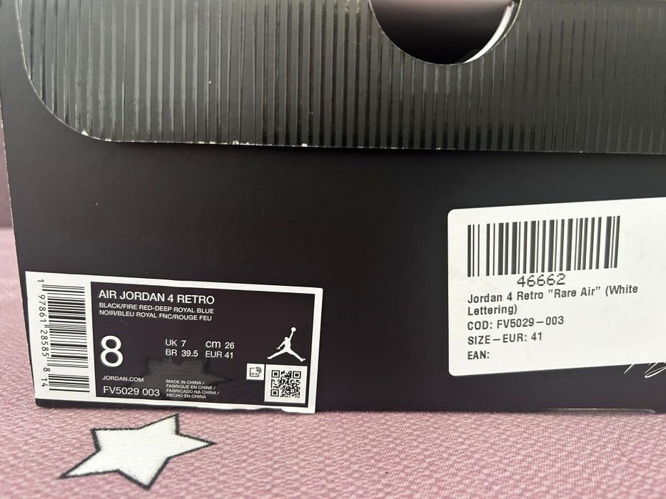 Adidasi Jordan retro 4