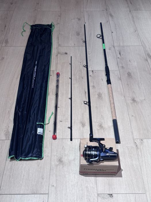 Combo Feeder Lanseta Formax Tornado 3.6m/120g + Mulinetă Formax Tornado 4000 — NOU