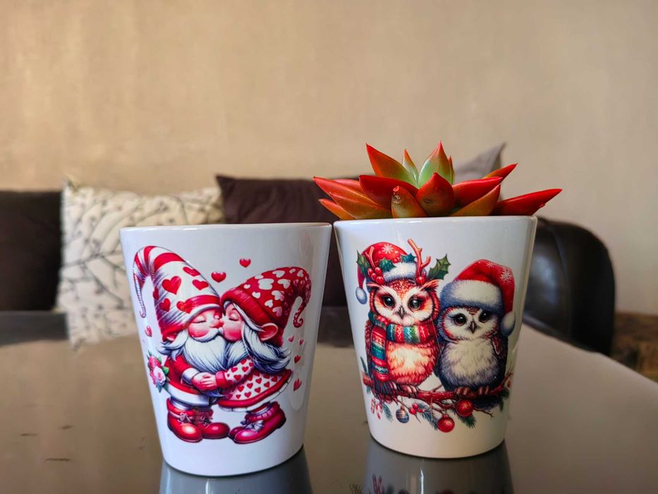 Подръчни саксии, изработка на персонализирани подаръци