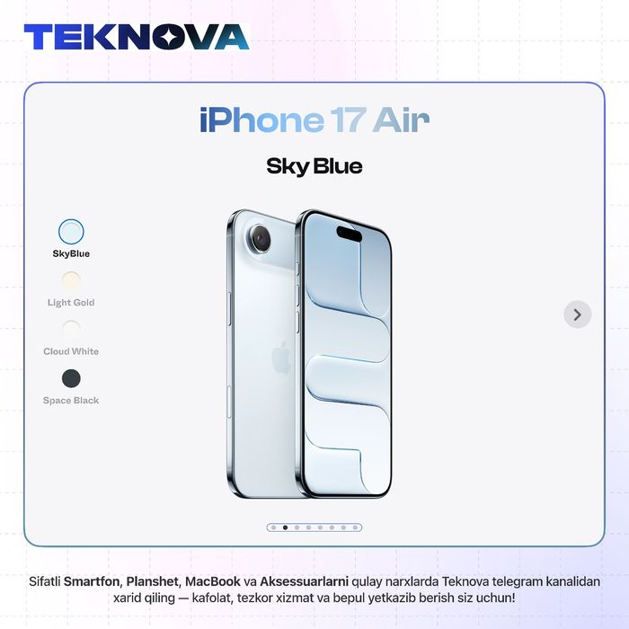 iPhone 17 Air 256GB / 512 GB / 1TB
