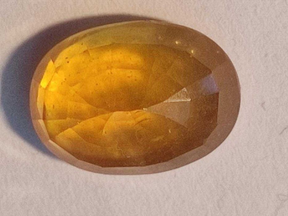 Естествен жълт сапфир 6.50 кт.