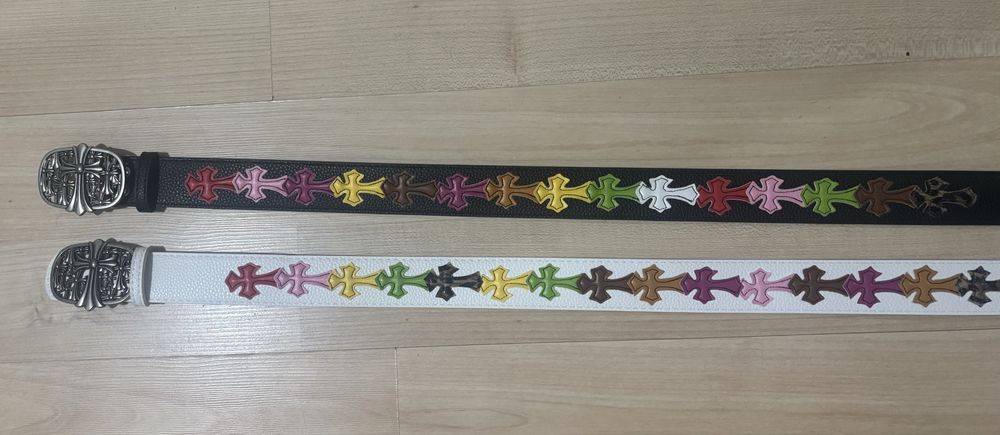 Curea Chrome Hearts Alb/Negru