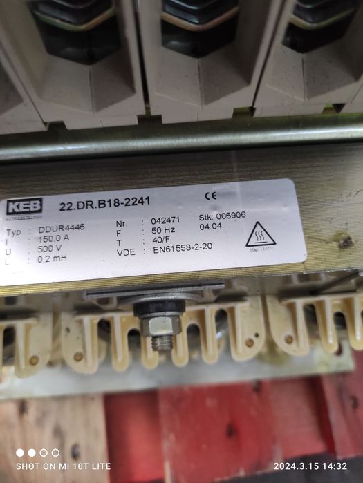 Vând transformator keb 22.dr.b18-2241