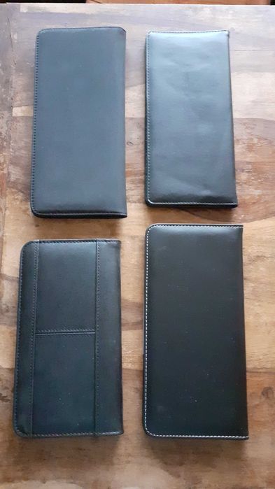 визитник за бюро черен с метална плочка за 160 визитки и други