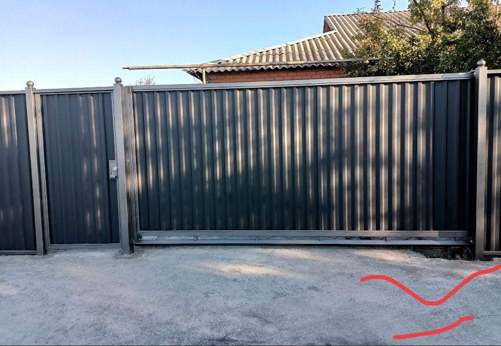 Откатные ворота новые