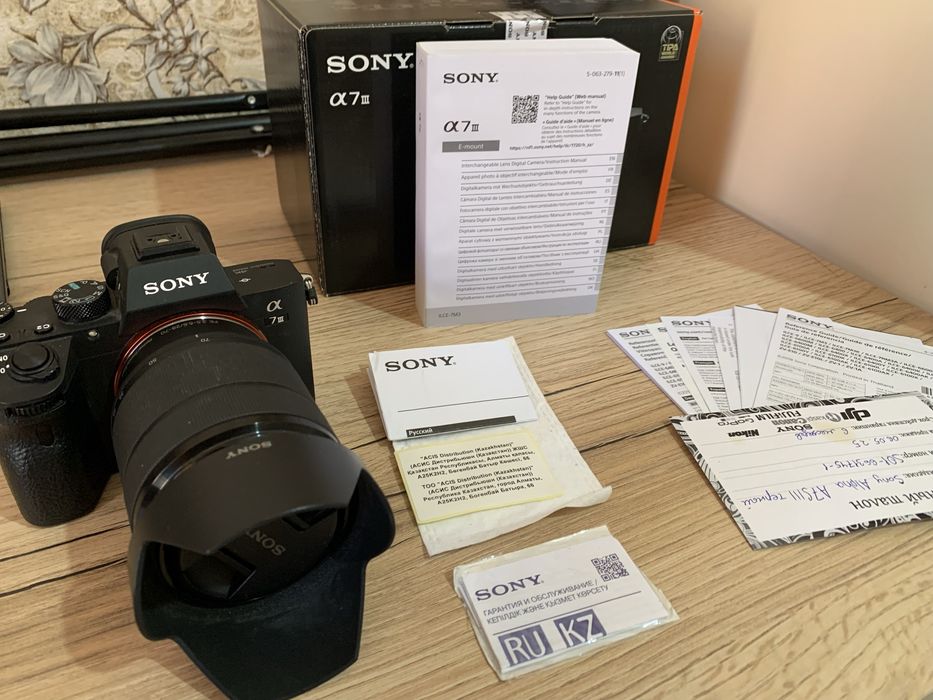 Sony a7III камера