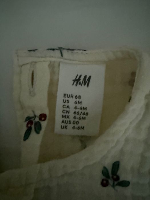 Rochiță bebeluși H&M 4-6 luni