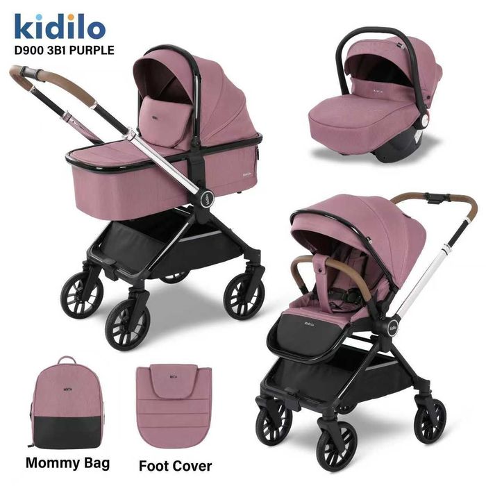 Коляска универсальная 3 в 1 Kadilo D900