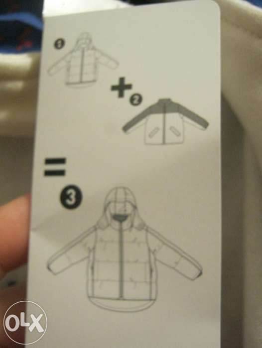 Geaca C&A pentru copii, 3 in 1, marime 152, noua, cu eticheta