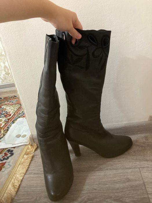 Продам сапоги чистая кожа