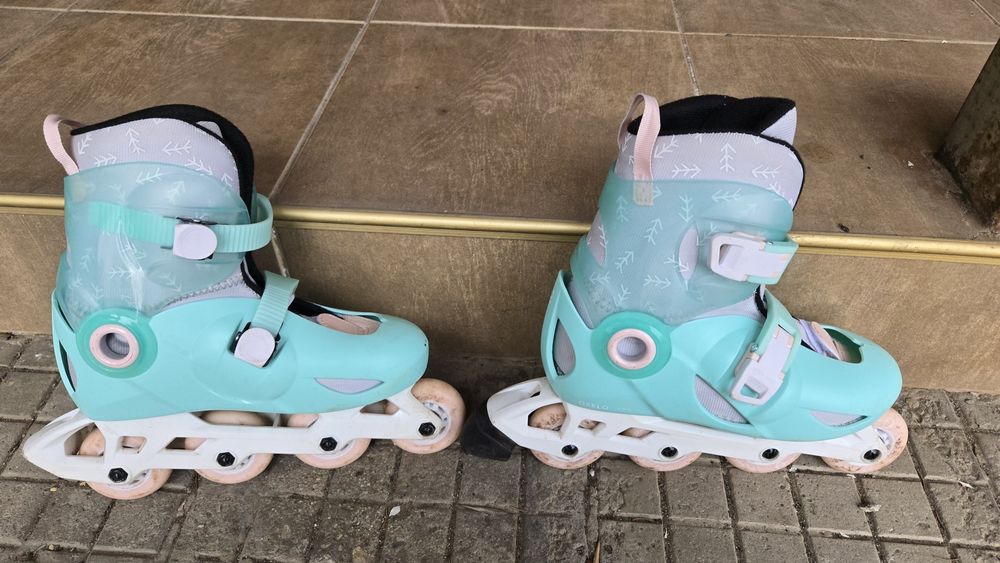 Ролери за момиче 32-34 номерация. Почти неизполвани