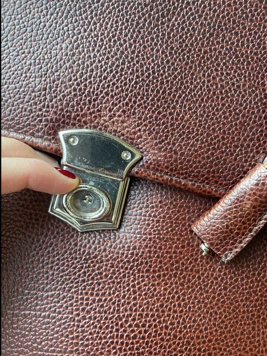 Кафява мъжка чанта/ куфарче