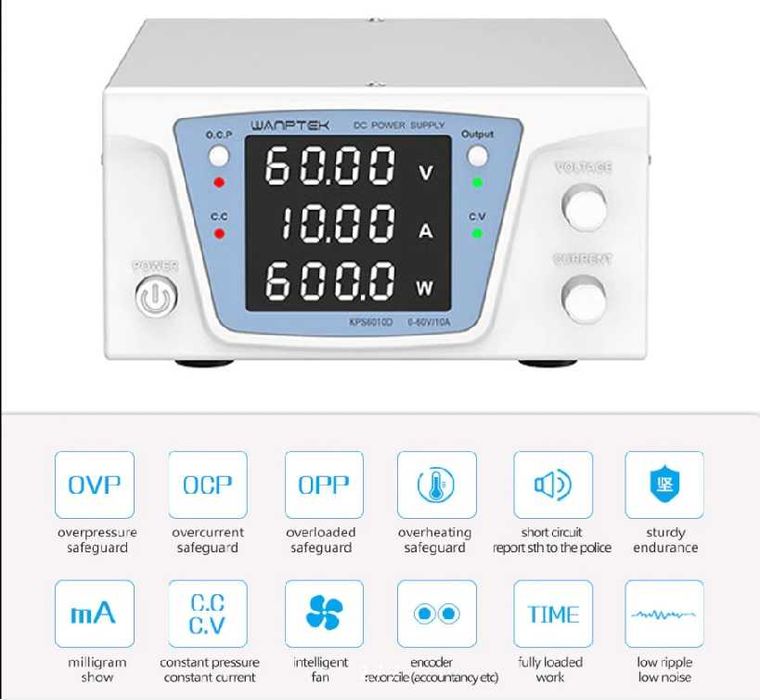 Блок питания 60V-10A регулируемый.