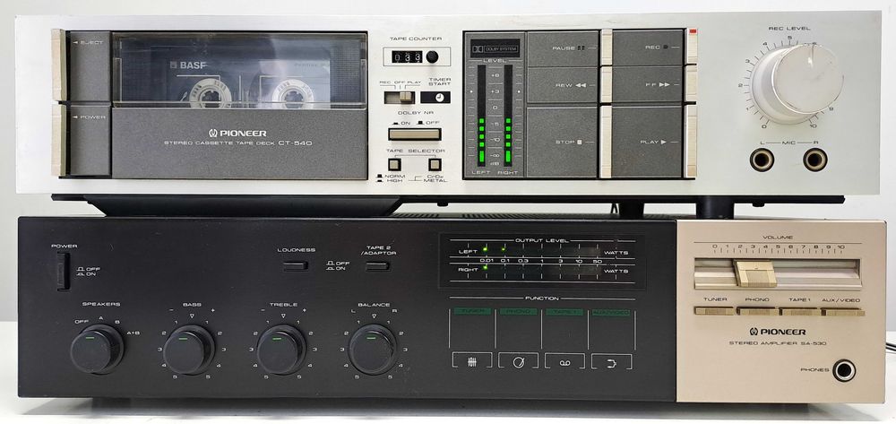 Pioneer CT 540 casetofon tape deck player