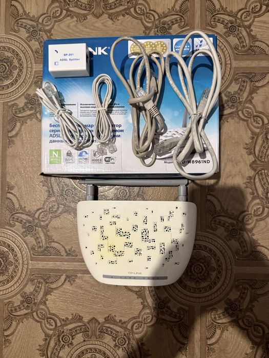 Wi-Fi роутер модем TP-LINK TD-W8961ND с поддержкой ADSL