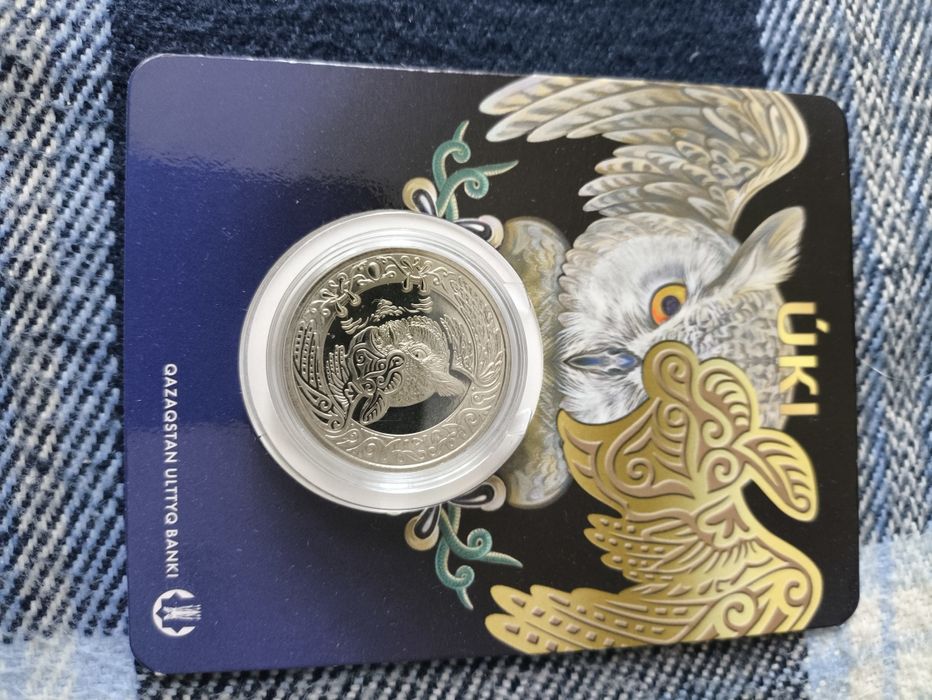 Монета Филин. Блистер.