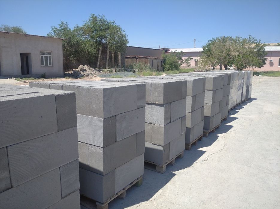 Курилиш учун гоза блок сифати ало даражада  Хар хил улчамда