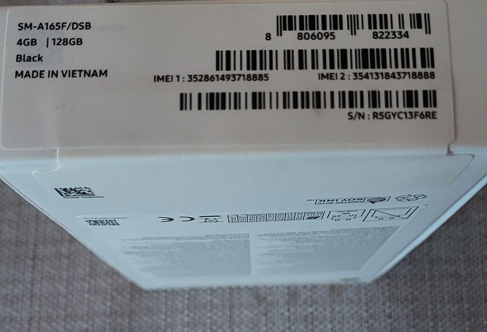 Смартфон Samsung Galaxy A16,4GB ,128GB Black