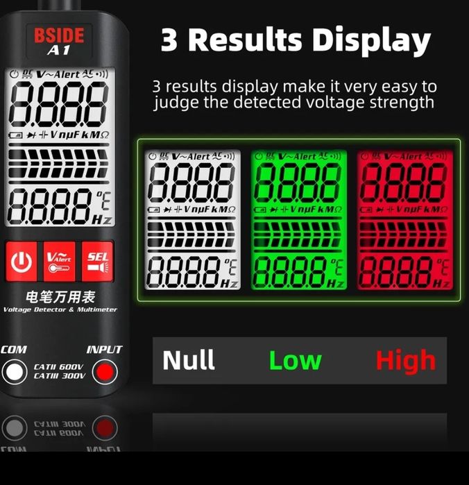 Multimetru digital 0,01-500v automat senzor noncontact