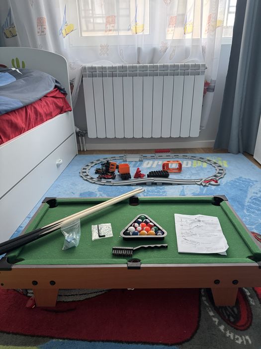 Дървен билярд за деца над 5г