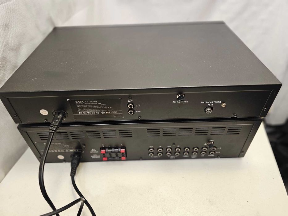 Linie Audio Saba Amplificator PA 2060 si Tuner TS 2030 Display Verde Phono