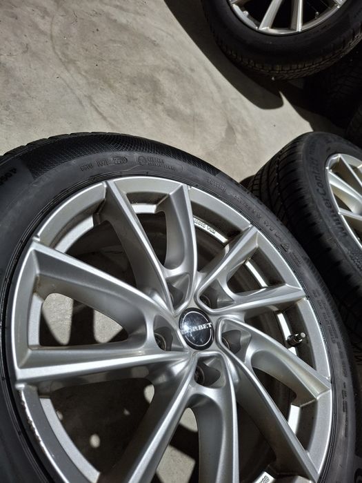Set jante 225 55 r17  + anvelope iarnă Continental