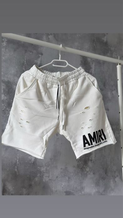 Pantaloni scurti Amiri Essentials Off White syna