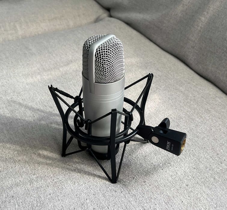 Microfon condensator USB Samson C01U cu shockmount LYX Pro MKS-1B