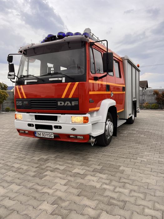 Masina de pompieri Daf, AUTOMATA, echipata si inmatriculata, 3000 L
