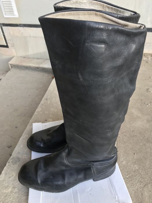 Хромовые сапоги 43 размер б/у