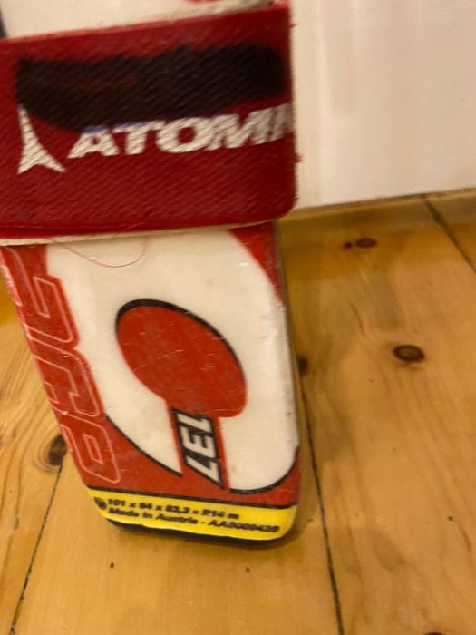 Състезателни ски GS, oбувки FISCHER, протектор за гръб Icetools