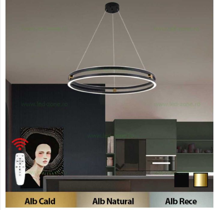 Lustra Led 136W dimabilă