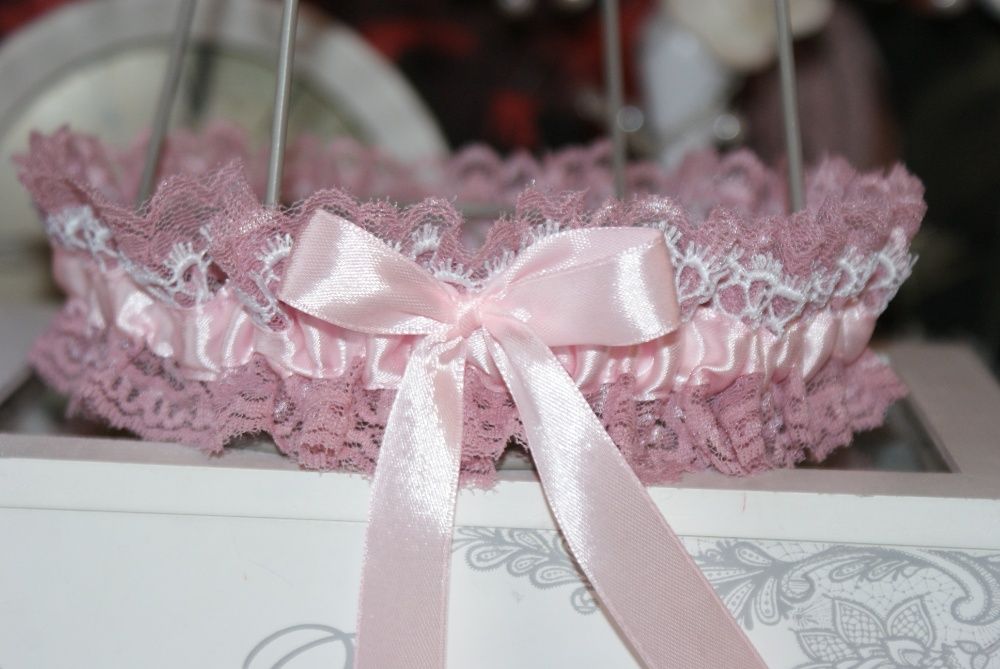 Jartiera mireasa NOUA hand made 100% in Romania Bridal garter