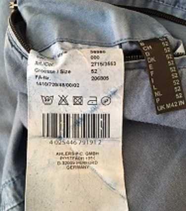 Продавам мъжко,оригинално,марково яке Pierre Cardin, номер 52/L-XL